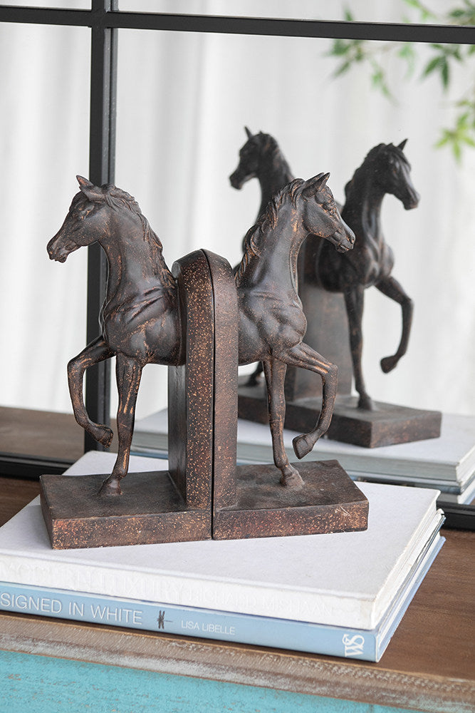 3D Animal Horse Bookends For Home Decor And Desk Accessories