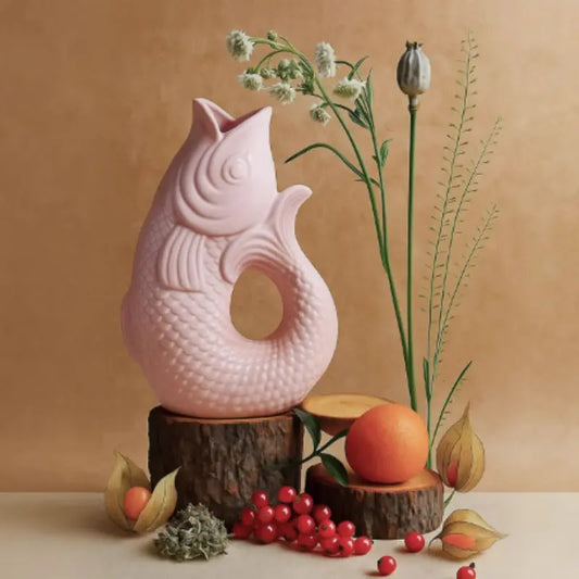 Ceramic Fish-Shape Flower Arrangement Vase For Sophisticated Home Decor