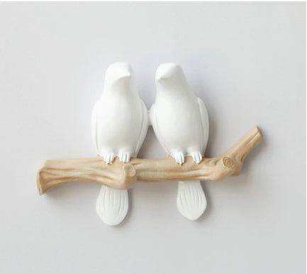 Bird Decoration Hook Entrance Wall No-trace Key Hook No-drill Wall Decor Wall-mounted Coat Hook