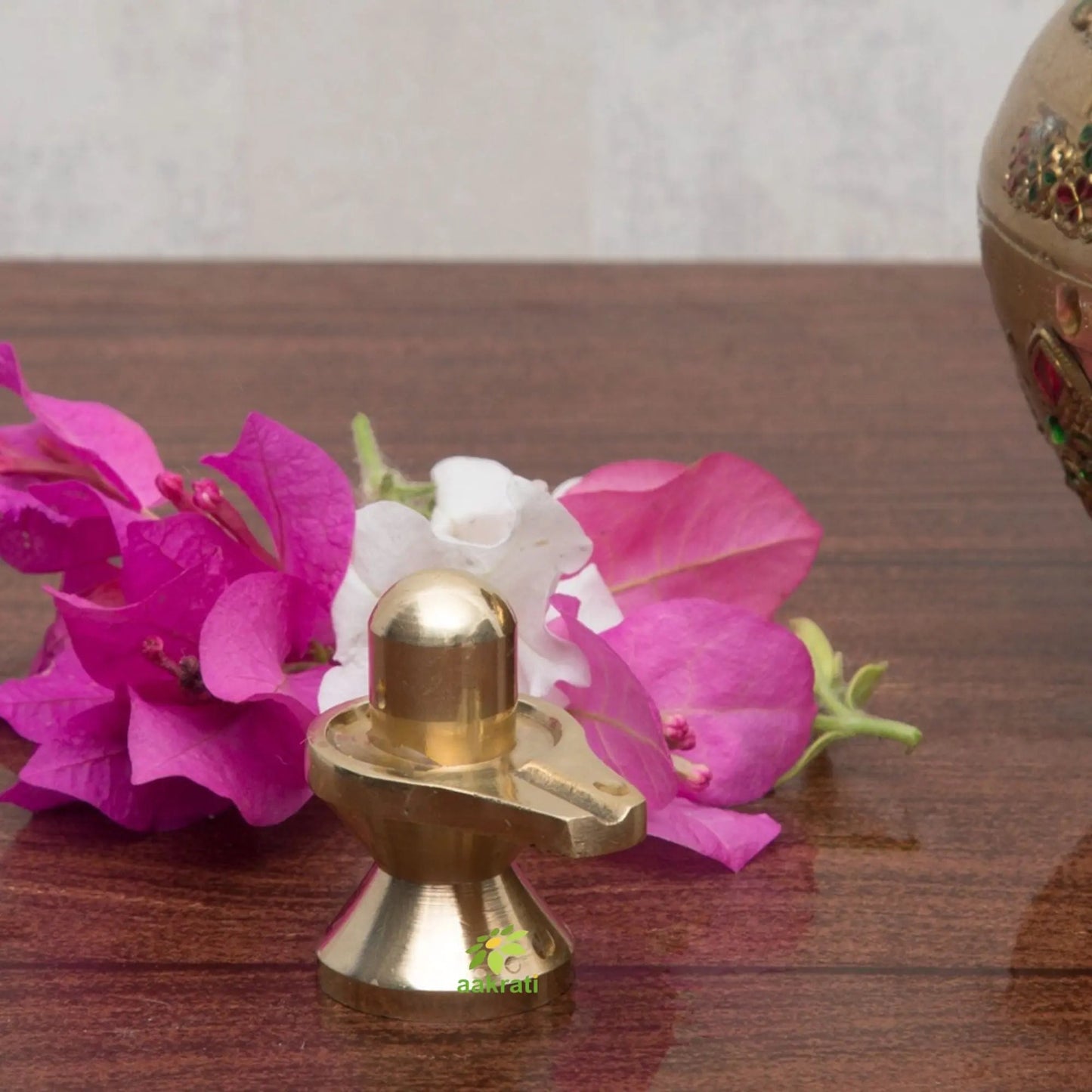 Brass Balaji Charan and Shivling Idol Gift Combo | Hindu Puja Set for Home Temple, Vastu, Housewarming, Diwali & Spiritual Décor | Gift Hamper