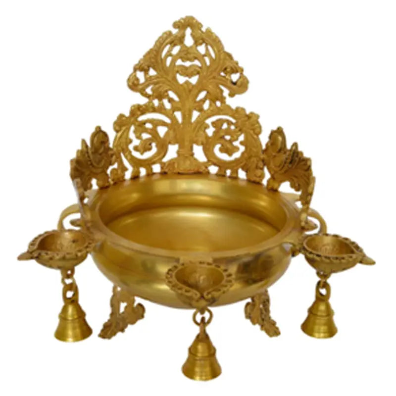Urli Pot for Home office decoration made in Hand Carved brass metal