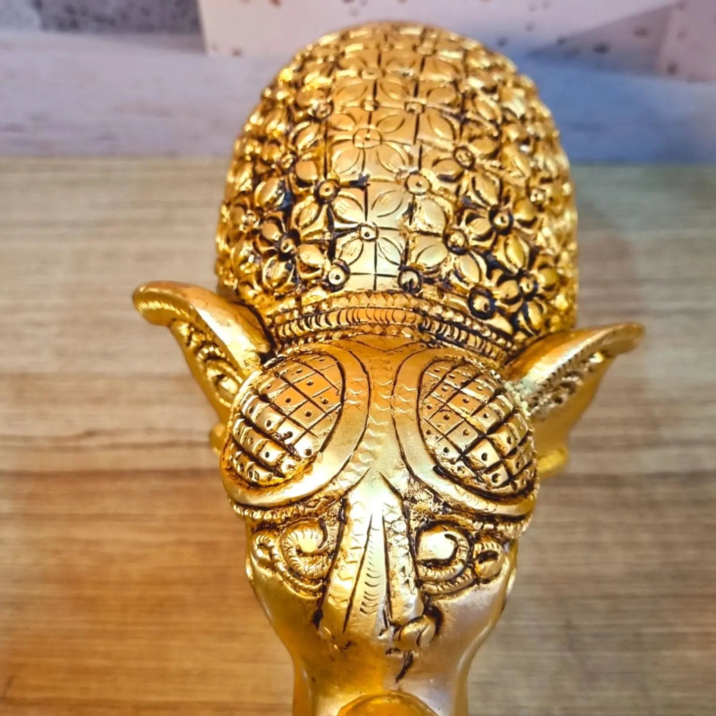 Brass Made hand carved decorative elephant figure for home/office decor
