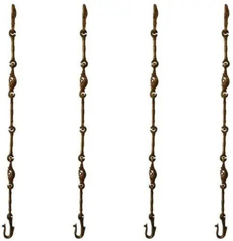 Handcrafted Brass Swing Chain | Elegant Home Decoration | Brass Swing Chain | ( Yellow, 90 inch)