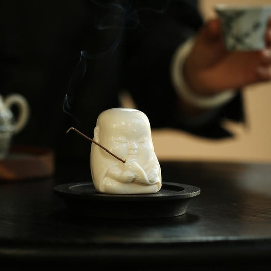 Fishing Little Monk Tea Pet Decoration Incense Stick Creative Incense Burner