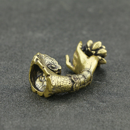 Antique Miscellaneous Antique Bergamot Incense Stick Incense Burner Brass Craft