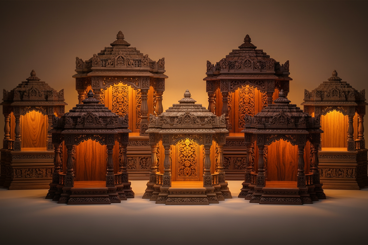 Wooden Mandirs