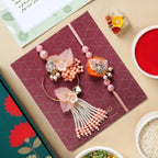 Blush Berry Rakhi And Lumba Gift Set Nestasia