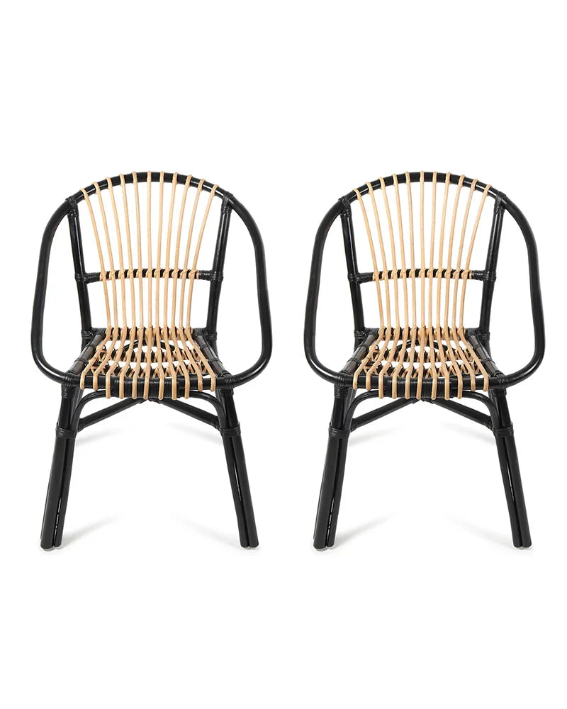 Stylish Bamboo Arm Chairs for Home Living Room and Balcony