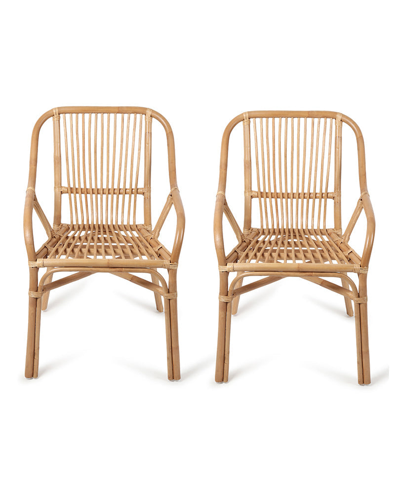 Durable Bamboo Arm Chairs for Living Room and Lounge Areas