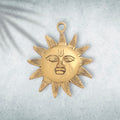 Brass Sun Face Wall Hanging (5 Inch) Vedansh Craft