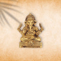 Brass Ganesha Wall Hanging (6 Inch) Vedansh Craft
