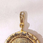 Brass Round Shubh Labh Wall Hanging Set With Bells (8.5 Inch) Vedansh Craft