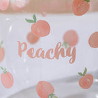 Peach Glass Teapot Large Pink Nestasia