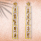 Brass Dashavatara / Vishnu Avatar Wall Hanging Set Vedansh Craft