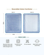Luxury Pure Cotton Comforter for Soft and Breathable Bedroom Bedding