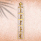 Brass Dashavatara / Vishnu Avatar Wall Hanging Set Vedansh Craft