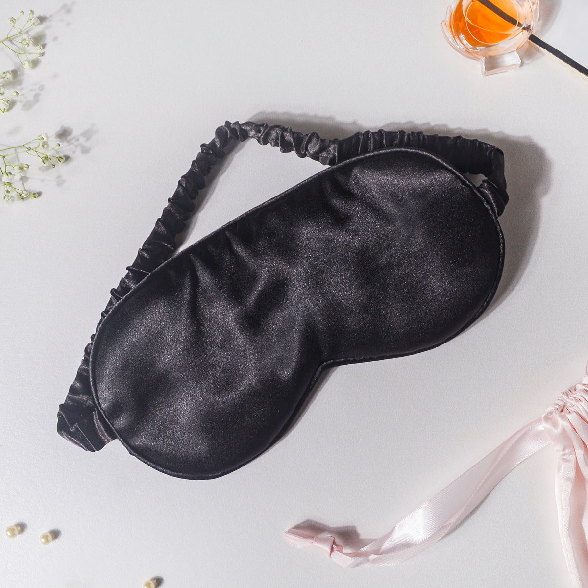 Night Sky Black Travel Eye Mask Nestasia