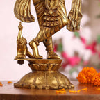 Brass Standing Krishna Idol (18.5 Inch) Vedansh Craft