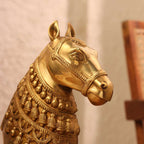 Brass Horse Head (10.7 INCH) Vedansh Craft