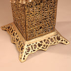 Brass Stool With Forty Hanging Bells (21 Inch) Vedansh Craft