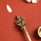 Brass Pooja Ahuti Spoon (6 Inch) Vedansh Craft