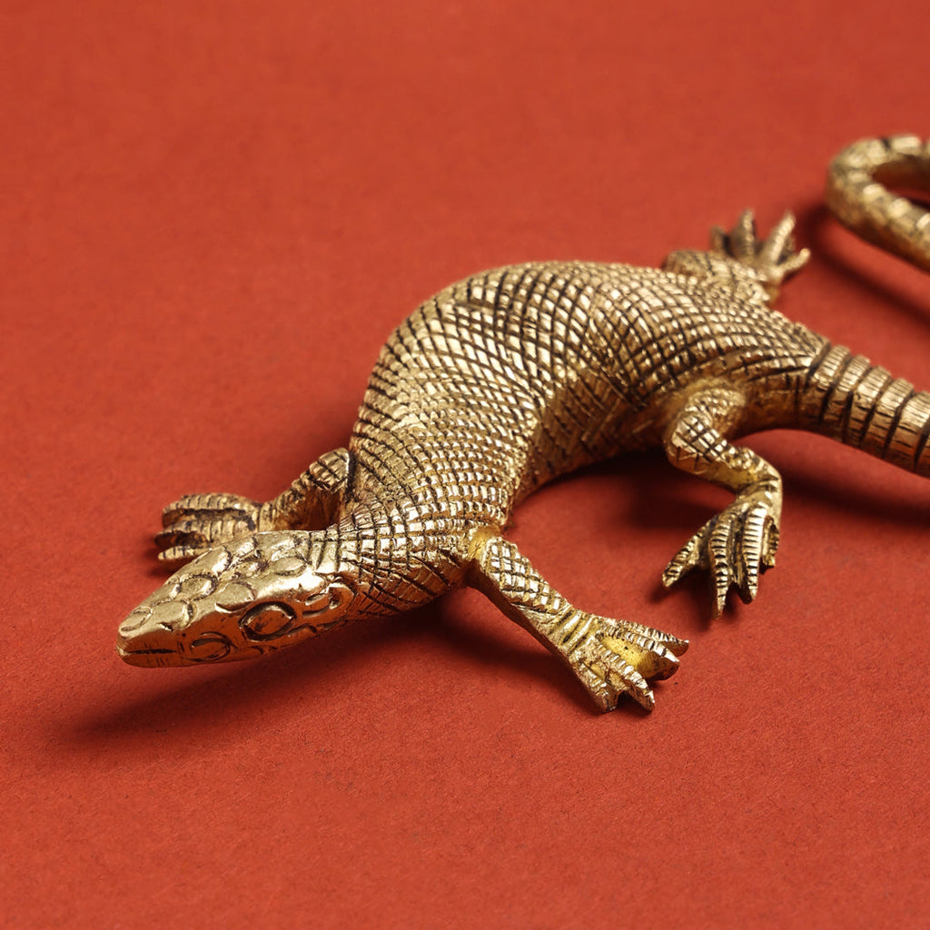 Brass Decorative Lizard (5 Inch) Vedansh Craft