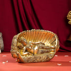 Brass Ten Headed Raavan Behind Devi Seeta (6.5 Inch) Vedansh Craft