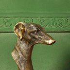 Brass Dog Head Figurine (9 Inch) Vedansh Craft