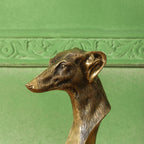 Brass Dog Head Figurine (9 Inch) Vedansh Craft