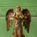 Brass Trumpet Blowing Angel Statue (10 Inch) Vedansh Craft
