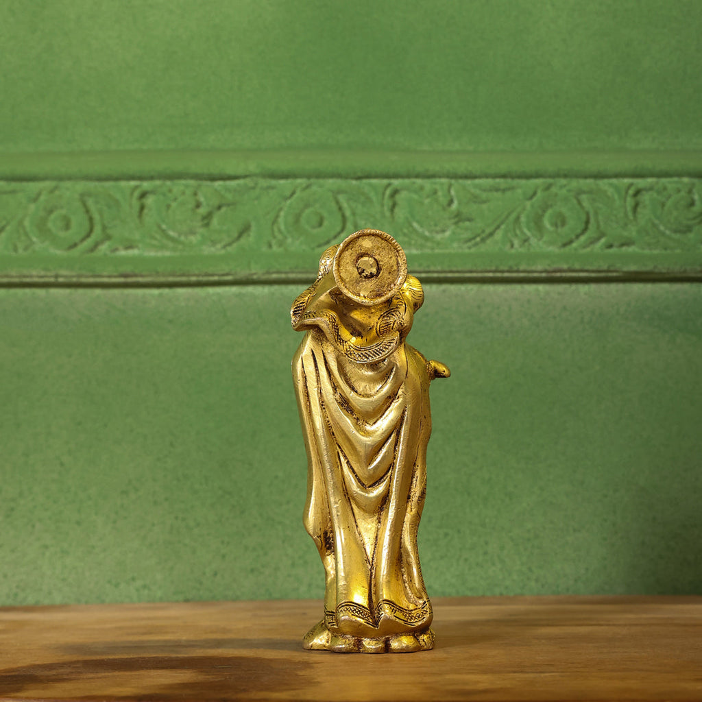 Brass Mother Mary With Baby Jesus Brass Statue (7.5 Inch) Vedansh Craft