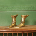 Brass Divine Goddess LakshmI Feet/Charan (5.5 Inch) Vedansh Craft