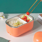 Fresh Meal Electric Hot Lunch Box Orange Nestasia