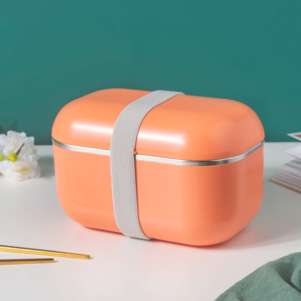 Fresh Meal Electric Hot Lunch Box Orange Nestasia