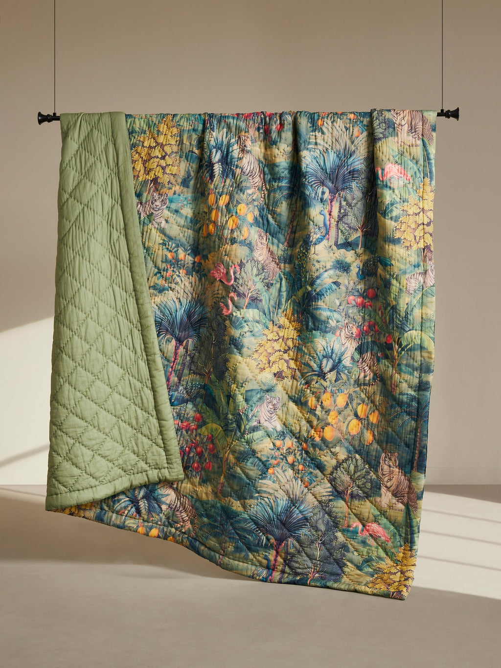 Baagh Reversible Printed Summer Quilt Contrast Living