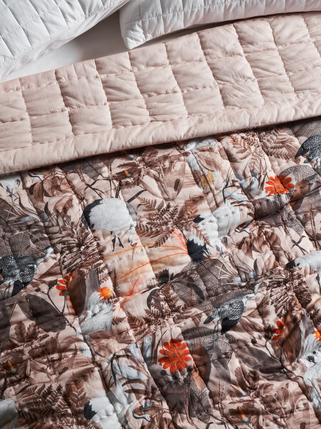 Essence Reversible Printed Summer Quilt Contrast Living