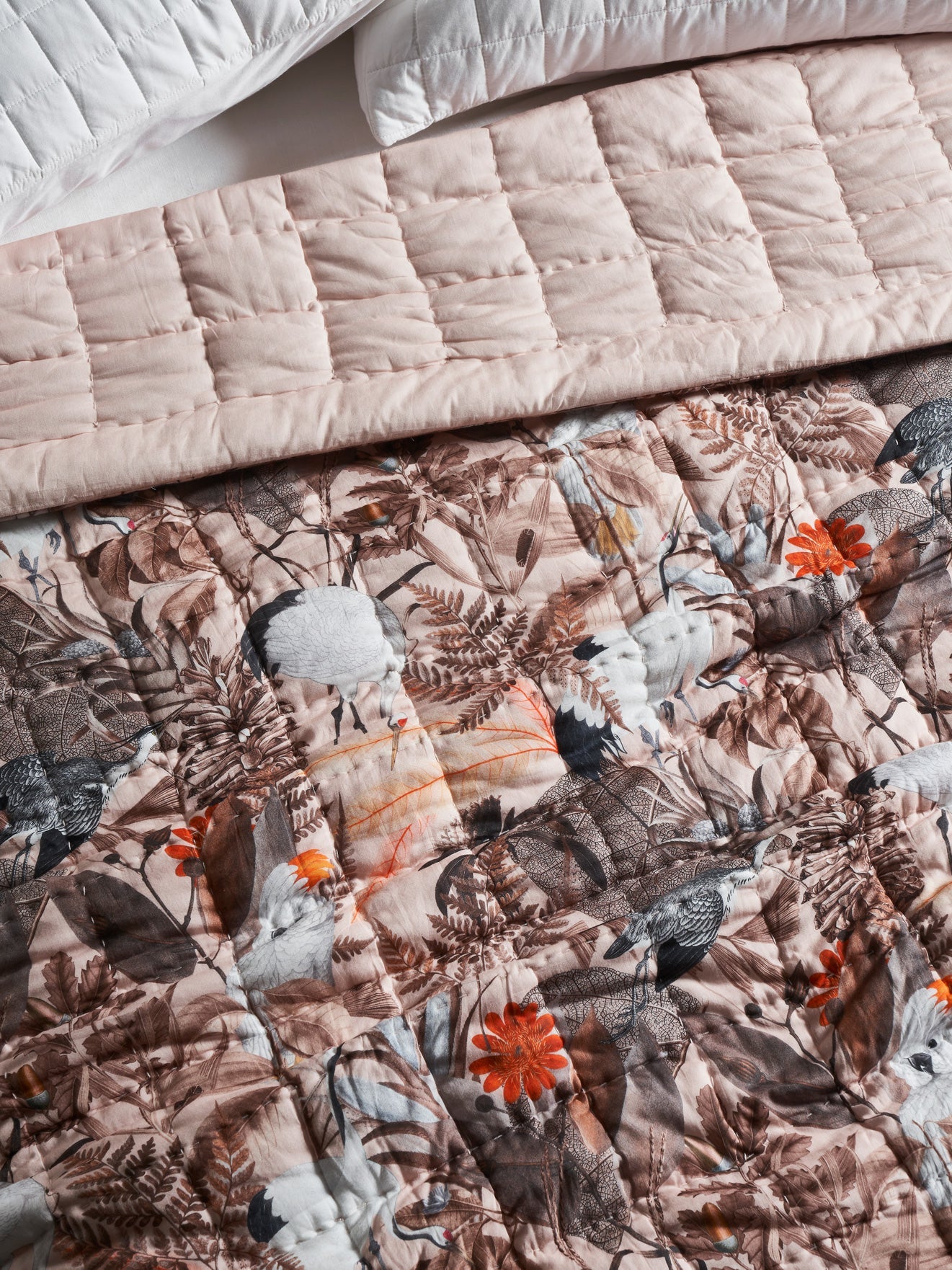 Essence Reversible Printed Summer Quilt Contrast Living