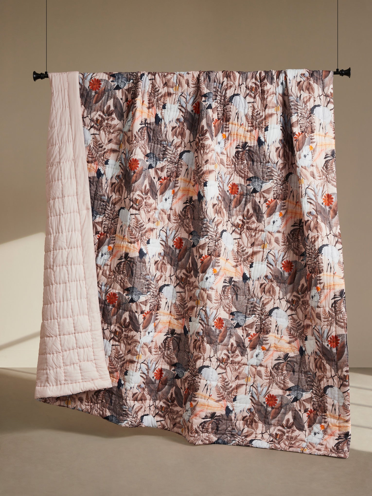 Essence Reversible Printed Summer Quilt Contrast Living