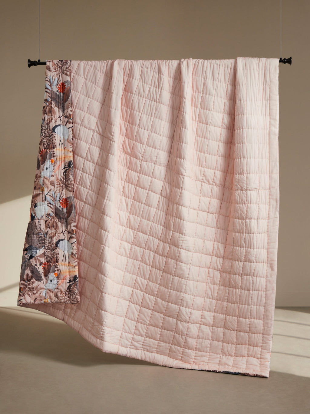 Essence Reversible Printed Summer Quilt Contrast Living