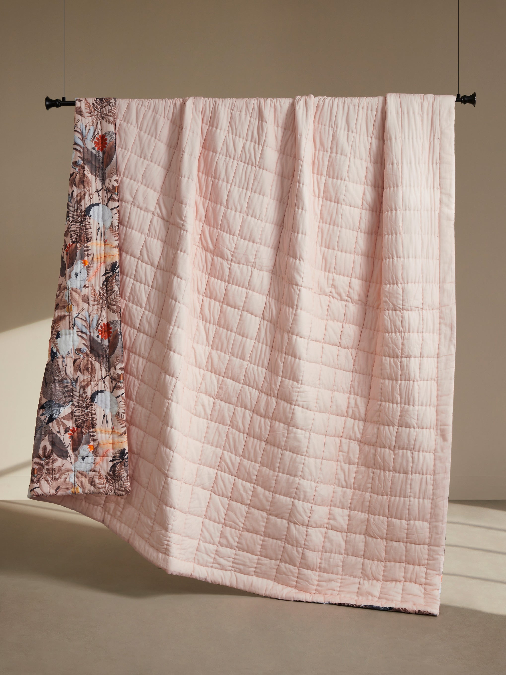 Essence Reversible Printed Summer Quilt Contrast Living