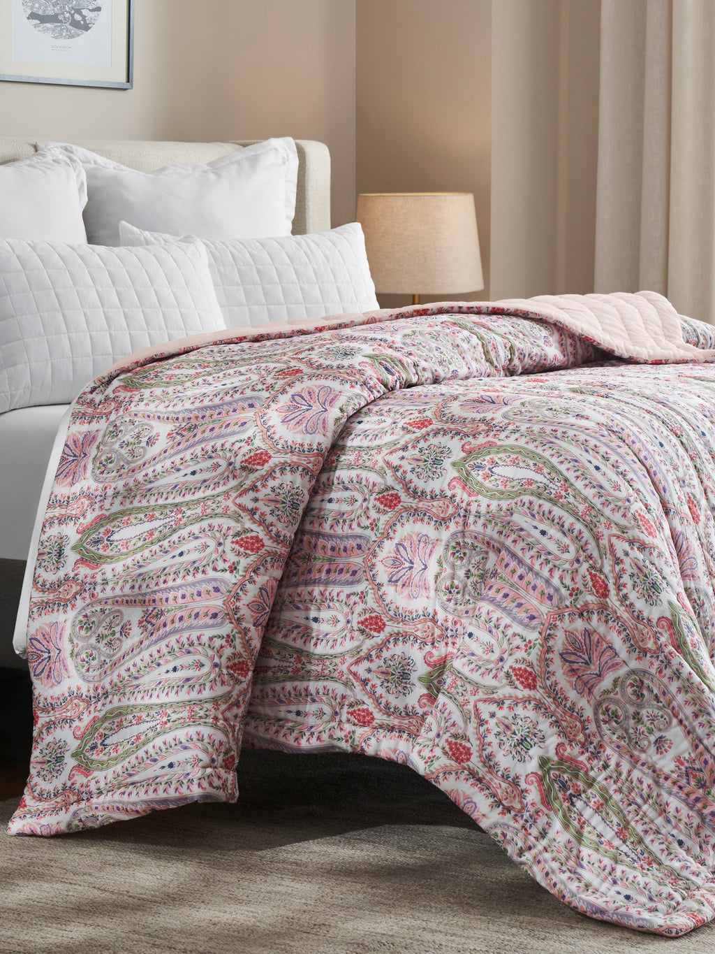 Imperial Reversible Printed Summer Quilt Contrast Living