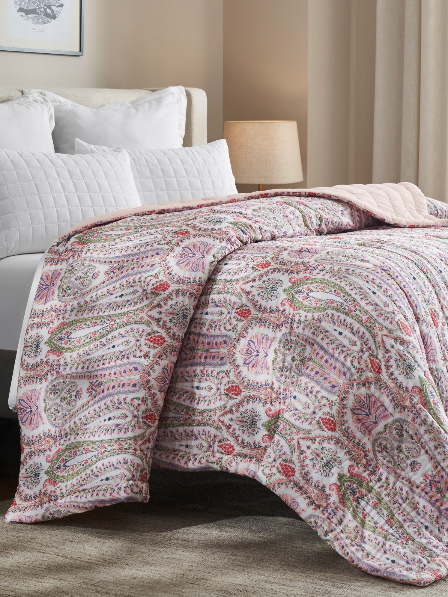 Imperial Reversible Printed Summer Quilt Contrast Living