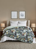 Wilde Blumen Reversible Printed Summer Quilt Contrast Living