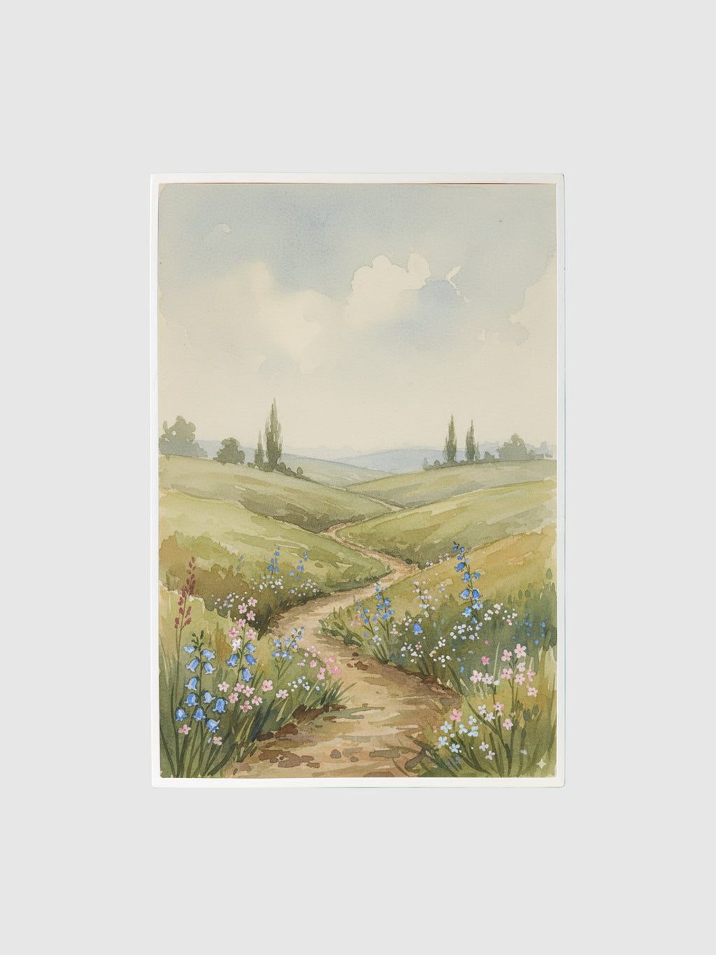 Blooming Nostalgia | Printed Canvas Wall Art Contrast Living