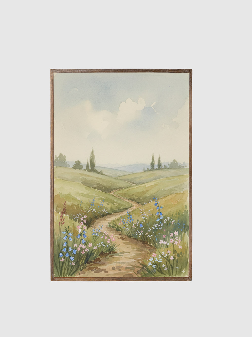 Blooming Nostalgia | Printed Canvas Wall Art Contrast Living