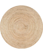 Handwoven Rectangular Jute Carpet For Living Room Decor
