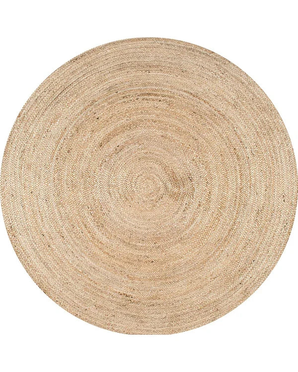 Handwoven Rectangular Jute Carpet For Living Room Decor