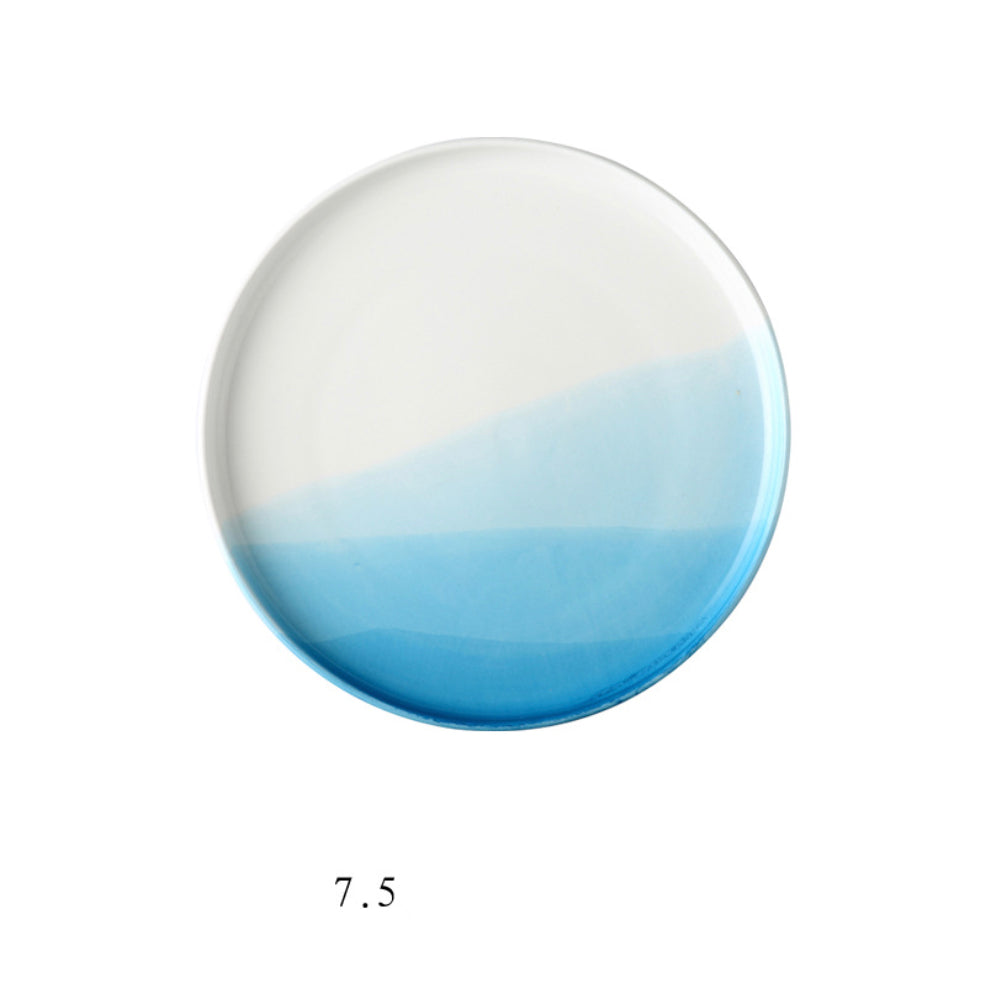 Ombre Snack Plate Blue Nestasia