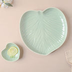 Taro Leaf 30 Piece Dinner Set For 6 Nestasia