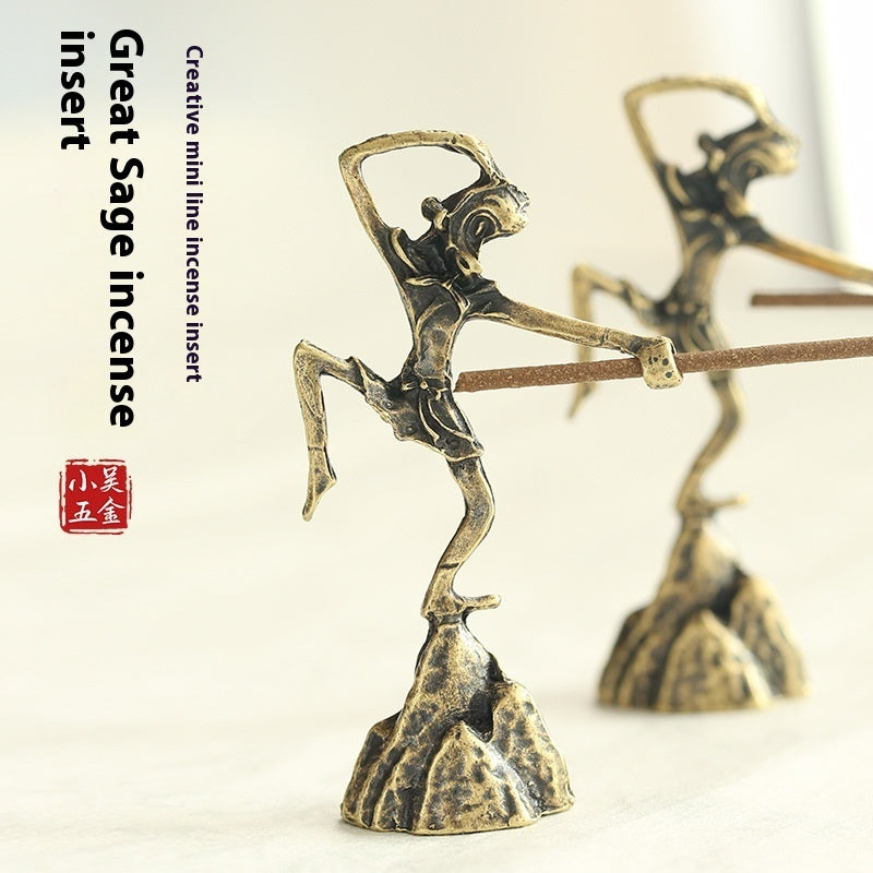 Sun Wukong Incense Holder Qi Tian Da Sheng Creative Mini Joss-stick Incense Holder kafalo